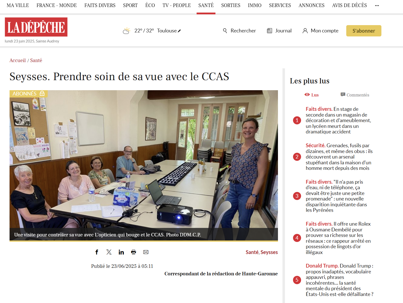 La Dépêche: 